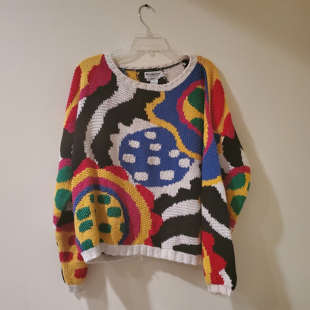 Vintage Handmade colorful sweater
